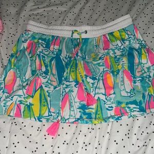 Lilly Pulitzer sailboat skirt